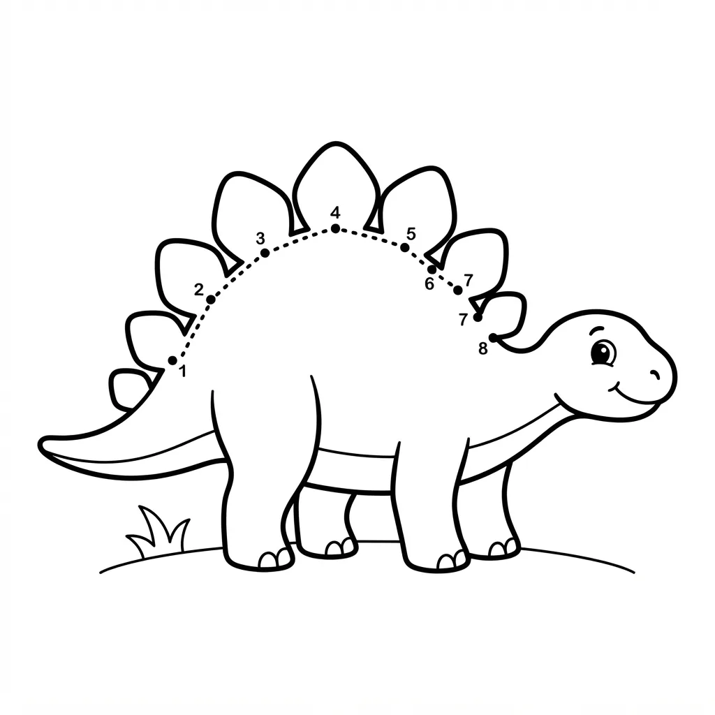 Dot To Dot Coloring Page — Dot to Dot with Numbers