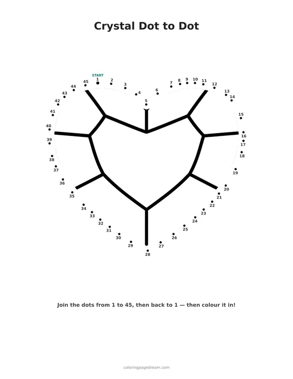 Flower & Nature dot to dot pages