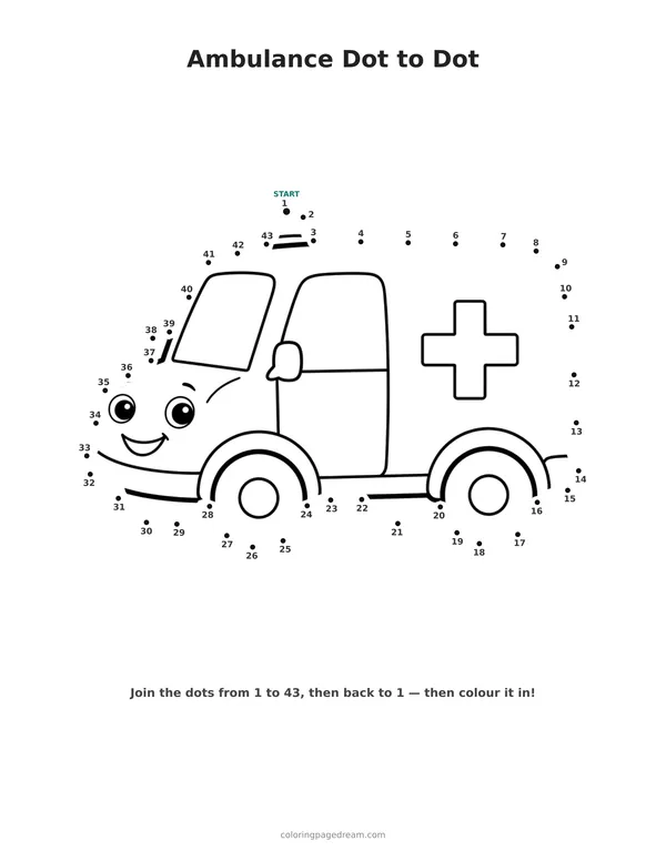 Vehicle dot to dot pages