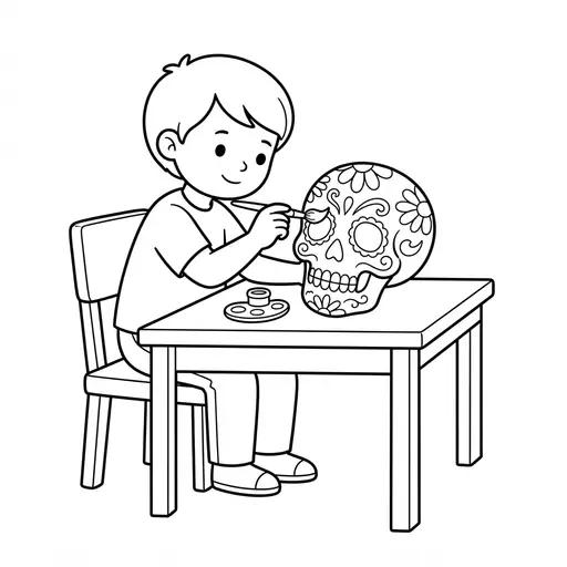 Sugar Skull Coloring Pages coloring pages