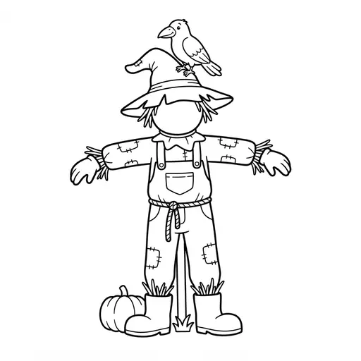 Scarecrow Coloring Pages coloring pages